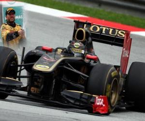 Puzzle Nick Heidfeld - Renault - Sepang, Μαλαισιανό Grand Prix (2011) (3η θέση)